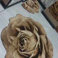 فرش و پادری سه بعدی گل رز زرباف|فرش|تهران, مخصوص|دیوار
