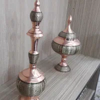 ظروف دکوری از جنس مس و خاتم کاری شده|صنایع دستی و سایر لوازم تزئینی|اصفهان, مرداویج|دیوار