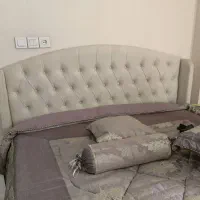تخت خواب و پاتختی مناسب جهزیه|تخت و سرویس خواب|مشهد, طلاب|دیوار