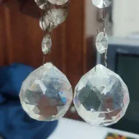 لوازم لوستر بلوری ۲۵۰عدد بزرگ و کوچک