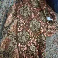 پرده نو مخملی اطلس ۲عدد|پرده، رانر، رومیزی|مشهد, کارمندان دوم|دیوار