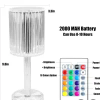 چراغ خواب کریستالی وارداتی|چراغ خواب و آباژور|بندر امام خمینی, |دیوار