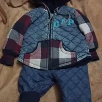 کاپشن و شلوار خز دار