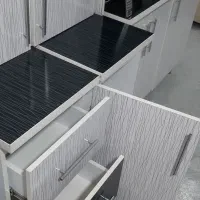 کابینت ام دی اف  با سینک و هود لمسی