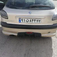 سپر عقب 206 سالم با دفیوزر دو جفت فنر 405 فابریک