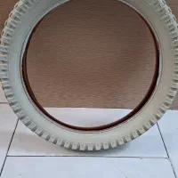 لاستیک سفید رنگ دوچرخه سایز۱۶