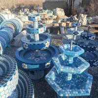 فروش حوض ابنما سنتی کاشی کاری 3 طبقه