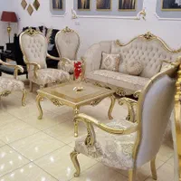 مبل۷نفره مدل سوفیا+۳تیکه میزوعسلی چوبی