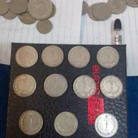 ۷ سکه های ۱ ریالی ارزشمند شاه ۷