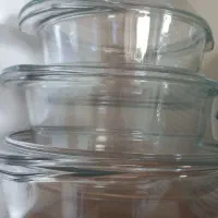 قابلمه ۳ تایی پیرکس فرانسه|ظروف پختوپز|اندیشه, شهرک صدف|دیوار