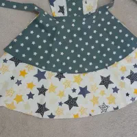 ست آشپزخانه نو پیشبند دمکنی دستگیره سفره نمگیر