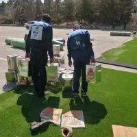 چمن مصنوعی ،گرینوال ، خیزران ،پنل آکاردئو،قلوه سنگ|مصالح و تجهیزات ساختمان|گرگان, |دیوار