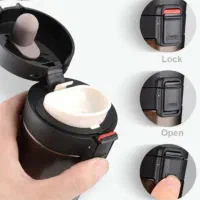 تراول ماگ استیل قفلی ۳۸۰ میلی لیتر