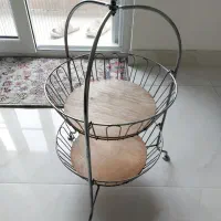 جای زمینی پیاز استیل دوطبقه