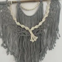 دیوار کوب مکرومه
