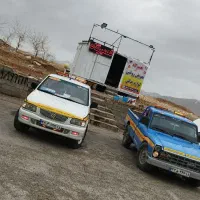 امدادخودرو اتوبان ساوه خودروبر غرق اباد نوبران