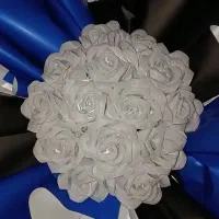 دسته گل روبانی