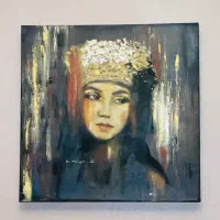 تابلو نقاشی با عنوان انتظار