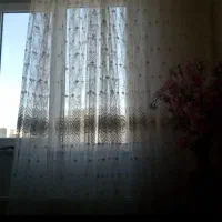 پرده توری ۱۴ متری دوخت چین خورده برا پنجره ۵ متری|پرده، رانر، رومیزی|اردبیل, |دیوار