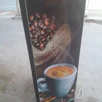 یخچال نوشابه ویترینی الکترو استیل