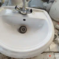 سنگ دستشویی و رو شویی چینی ستارع|لوازم سرویس بهداشتی|خمینیشهر, |دیوار