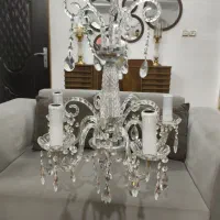 لوستر کریستال 5شاخه|لوستر و چراغ آویز|لنگرود, |دیوار