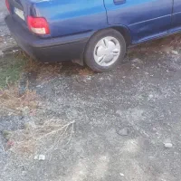 ماشین پراید مدل ۹۰ تصادفی جزی