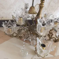 2 عدد لوستر 10 شعله|لوستر و چراغ آویز|بروجرد, |دیوار