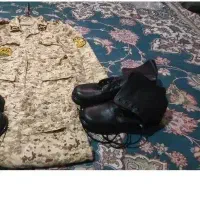 لباس پوتین کلاه ارتشی