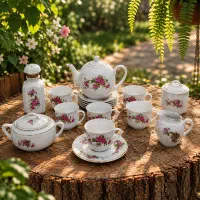 ظروف گل سرخی و....