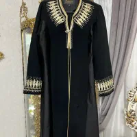 مانتو مجلسی نگین و گلدوزی شده