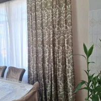 دو عدد پرده دکور بسیار تمیز مشابه نو