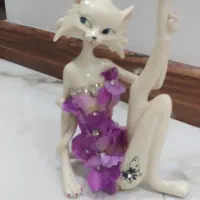مجسمه چینی گربه اشرافی قیمت چت دیوار|مجسمه، تندیس، ماکت|تهران, یوسف‌آباد|دیوار