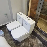 توالت فرنگی گلسار مدل یونیک و روشویی گلسار رومنس|لوازم سرویس بهداشتی|کیش, |دیوار