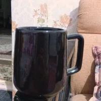 ماگ تمام مشکی بزرگ