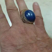 انگشتر لاجورد و زمرد