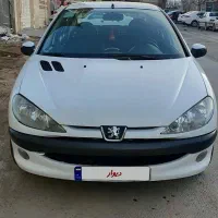 پژو 206وی8مدل 1396بدون رنگ