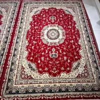 دو تخته فرش ۱۲ متری قرمز اکریلیک سلیمان کویر