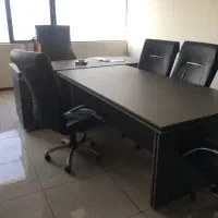 میز و ست دفتر اداری صندلی|دفتر کار|قزوین, |دیوار