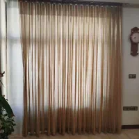 پرده حریر با آستری