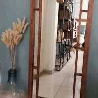 آینه قدی چوبی دوبل هو