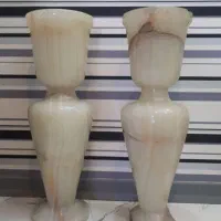 پایه گلدان سنگی عتیقه رضاخانی