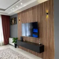 طراحی و نصب تی وی وال ،گچبری ، ماربل ، چوب ، آینه