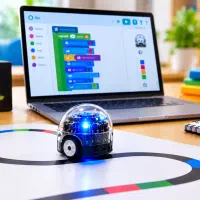 آموزش برنامه‌نویسی بلوکی با ربات هوشمند Ozobot