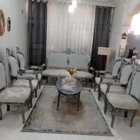 مبل استیل 9 نفره|مبلمان خانگی و میز عسلی|تهران, شهرک ولیعصر شمالی|دیوار