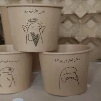 لیوان کرافت تک دو و سه جداره|ظروف نگهدارنده، پلاستیکی، یک‌بارمصرف|خاوران, |دیوار