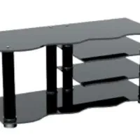 میزتلویزیون شیشه ای کاملا نو