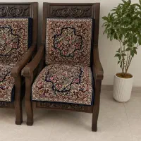 مبل چوبی ۶ نفره طرح سنتی