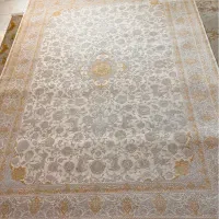 فرش کرم طلایی