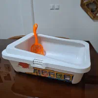 ظرف خاک گربه معمولی بزرگ و مسافرتی